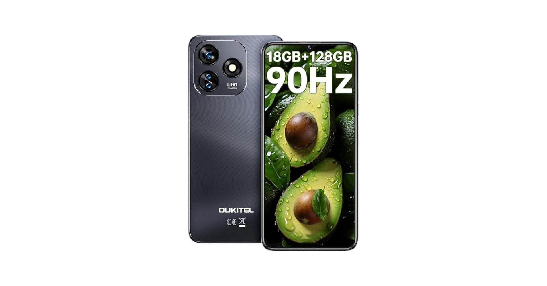 Oukitel C51 6 GB RAM i 128 GB pamięci, Dual SIM, czarny